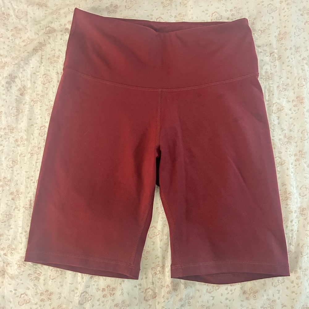 Old Navy Red Bike Shorts Cotton Blend
